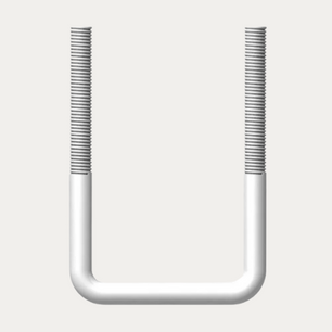 Front U-BOLT | Mild Steel Galvanised | UBT019-A (M12) | D-Flector