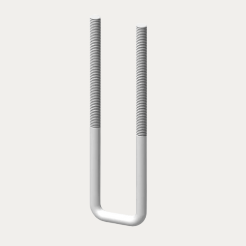 Rear U-BOLT | Mild Steel Galvanised | UBT016-A (M12) | D-Flector