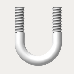 Front U-BOLT | Mild Steel Galvanised | UBT012-A (M10) | D-Flector