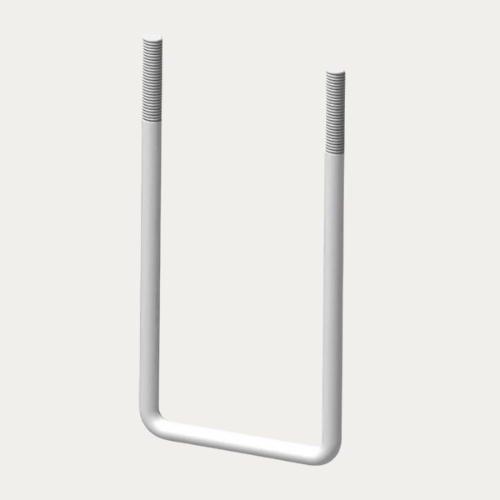 Front U-BOLT | Mild Steel Galvanised | UBT018-A (M12) | D-Flector