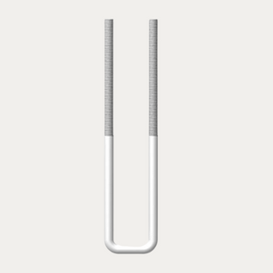 Rear U-BOLT | Mild Steel Galvanised | UBT017-A (M12) | D-Flector