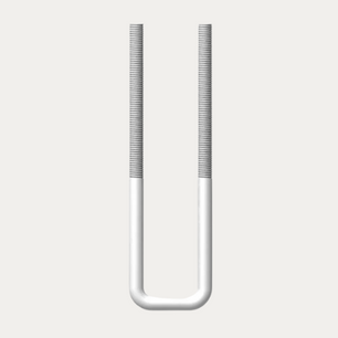 Rear U-BOLT | Mild Steel Galvanised | UBT016-A (M12) | D-Flector
