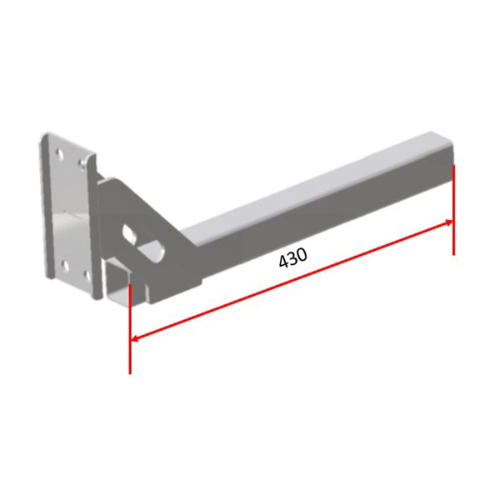 Extension Adjustment Mounting Bracket | 430 L | BKT003-A-GAL | D-Flector