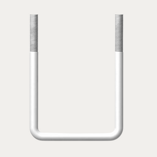 Front U-BOLT | Mild Steel Galvanised | UBT002-A (M12) | D-Flector