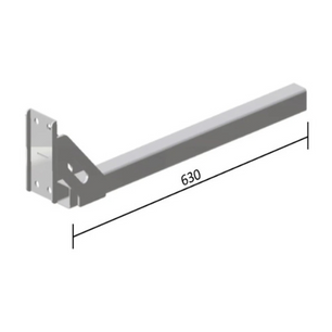 Extension Adjustment Mounting Bracket | 630 L | BKT007-A-GAL | D-Flector