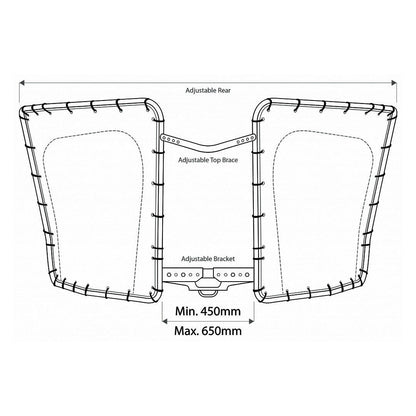 D-Flector Boat Stone Guard Dimensions 1