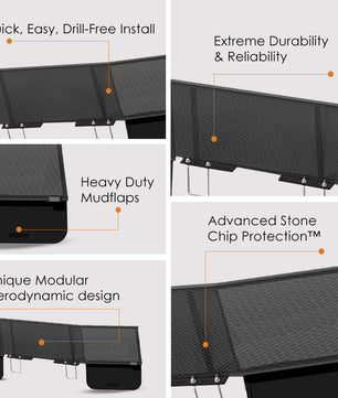 D-Flector Caravan Standard Stone Guard Features